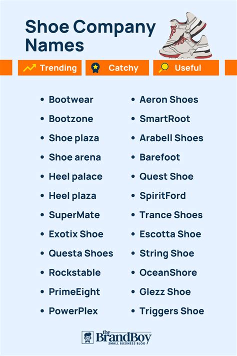 alphabetical list of sneaker brands.